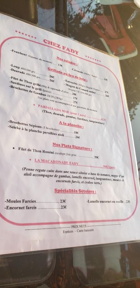 Chez Fady - Menu Image 4